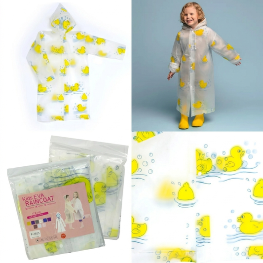 DX-0668 Waterproof Raincoat/Rainwear for Kids Boys and Girls Size 100-140Cm {Random Design}