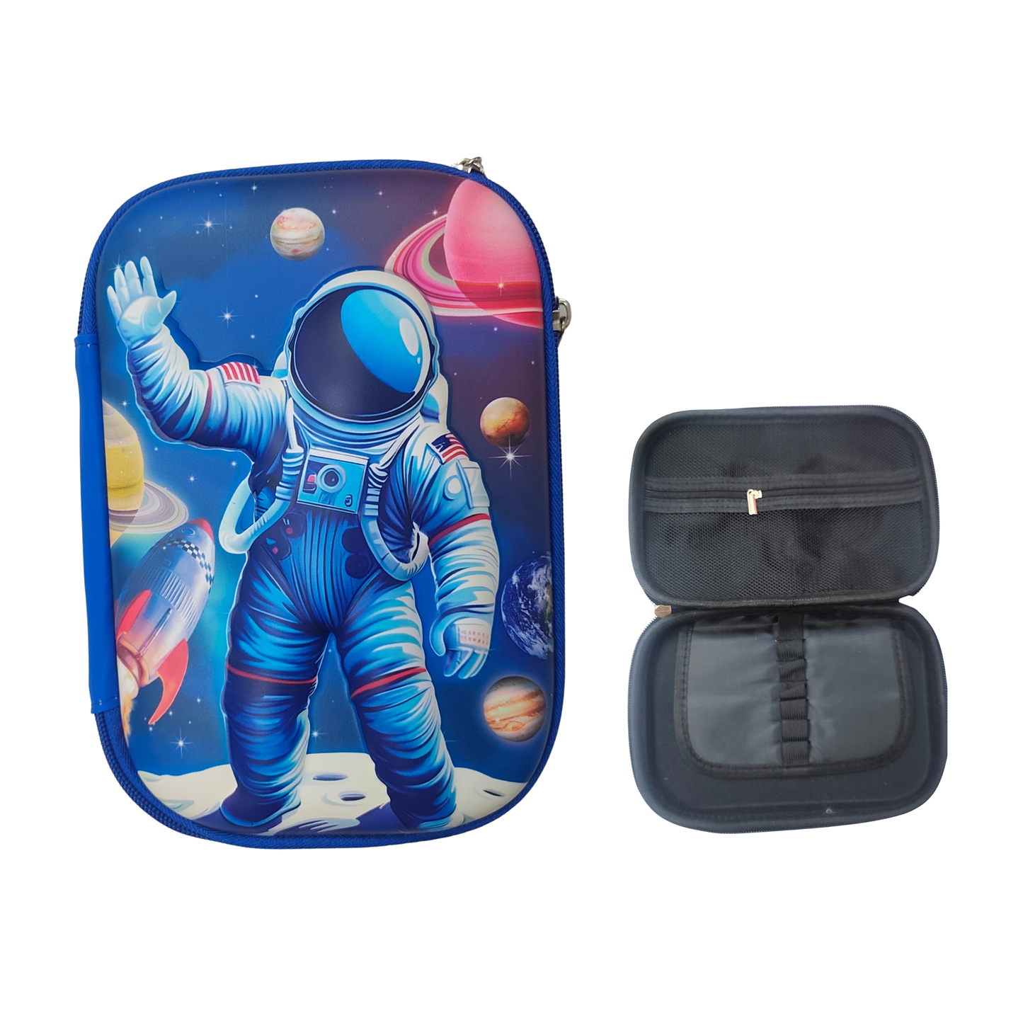 GBT-65104  3D Astronaut Pencil Box for Kids | EVA Hard Case Pencil Pouch | Random Design