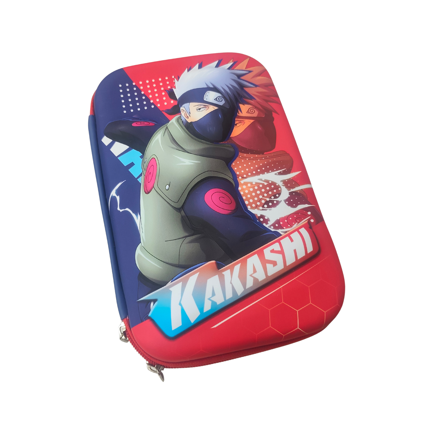 188919  3D Naruto Cartoon Pencil Case – Spacious, Stylish & Trave l-Friendly EVA Pouch Art EVA Pencil Box