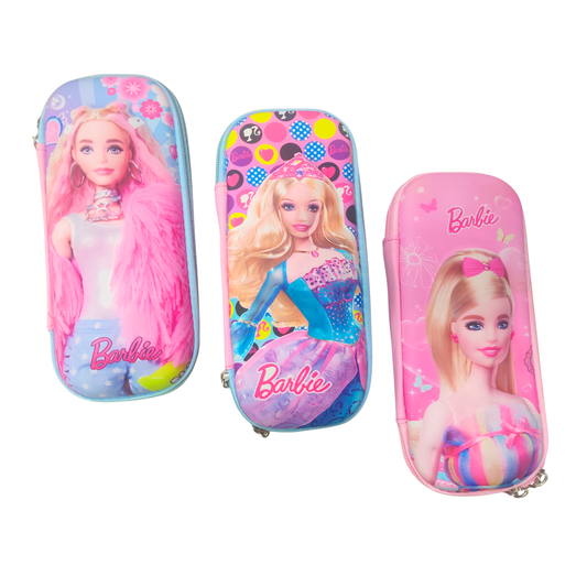 20059 3D Barbie Doll Pen & Pencil Case Hardtop Pencil Case for Kids, Pencil Pouch for Kids Art EVA Pencil Box {Random Design}