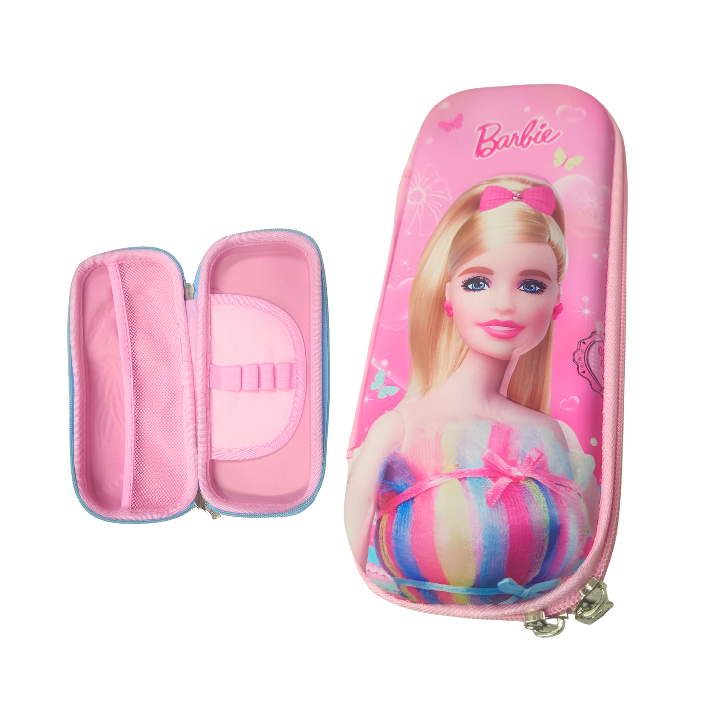 20059 3D Barbie Doll Pen & Pencil Case Hardtop Pencil Case for Kids, Pencil Pouch for Kids Art EVA Pencil Box {Random Design}