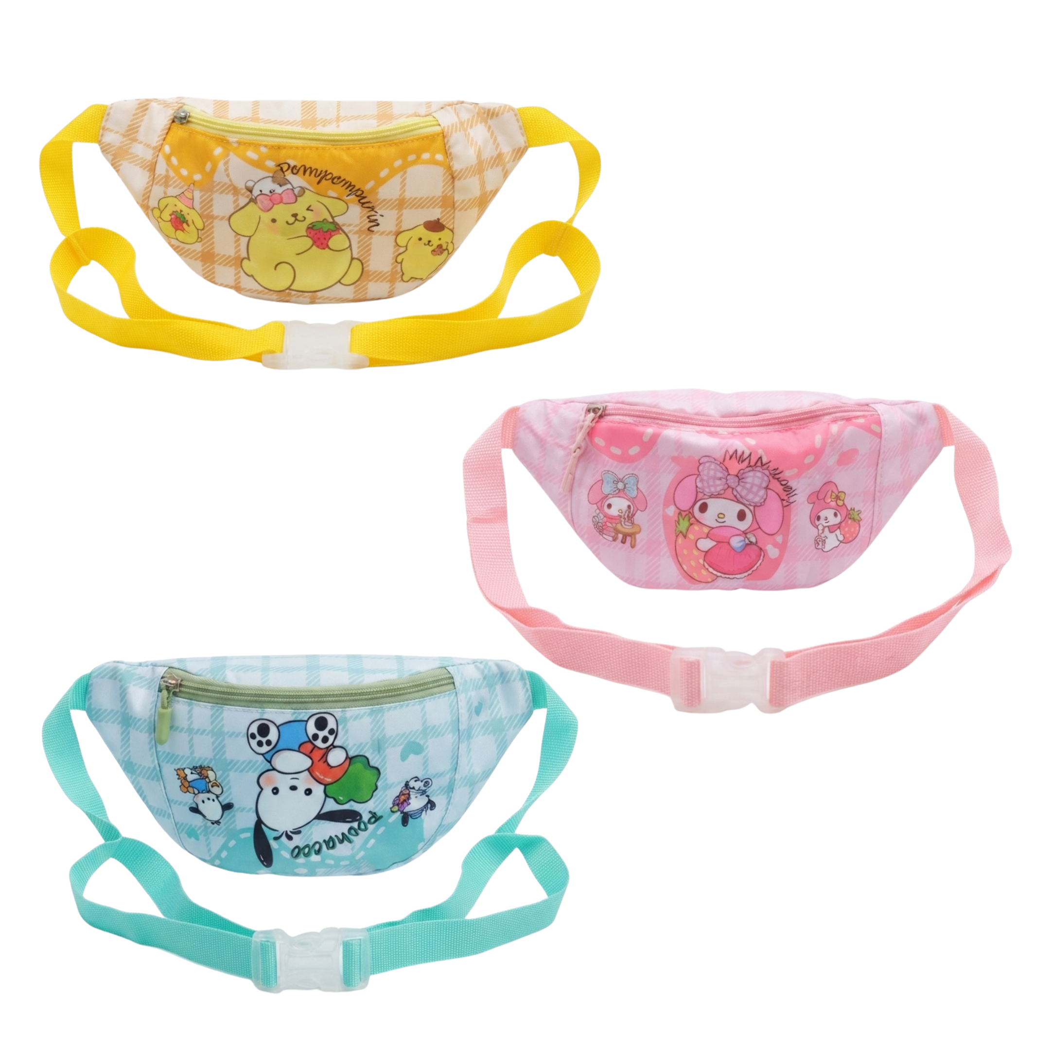 20779 Cute Kids Fanny Pack Crossbody Sling Bag Waist Pack Belt Bag for Toddler Girls Boys