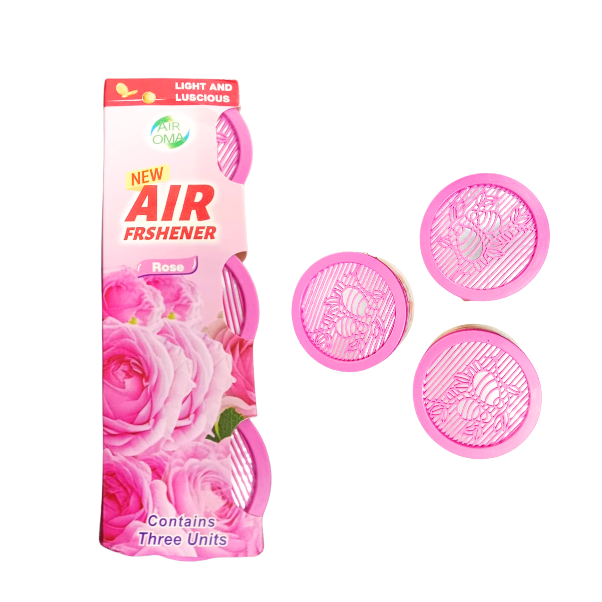 AF2030 {3PCS} Air Freshener Gel form , fruits & flowers air freshener use for car home officer other places