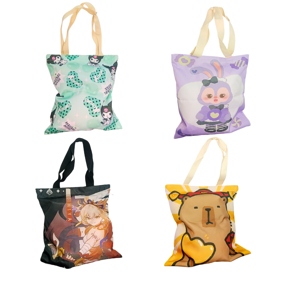 20380 Cute Cartoon Multi Purpose School File Folder Document Bag Student Tuition Bag for Boys Girls Notebook Tote Bag {Random Design}