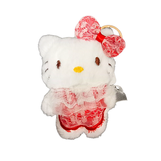 G-1076 Hello Kitty and Friends Plush Keychain {Multicolor]