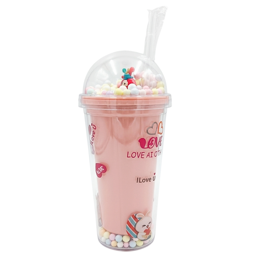 MT158 Sipper Tumbler with Straw - Stylish Tumbler for Girls, Coffee Tumblers, Water Bottle, Water Bottle for Adults