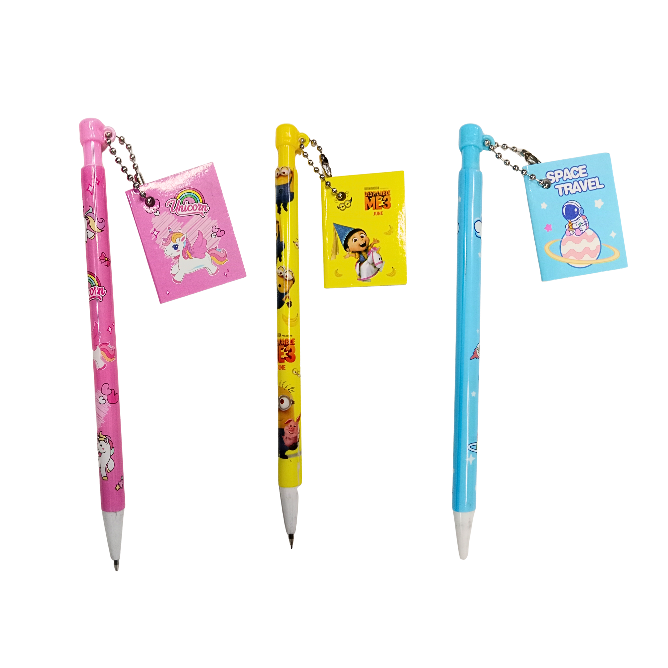 20512 {pack of 12 } Cartoon Themed Pencil Set, Multicolour, Space Travel Theme,