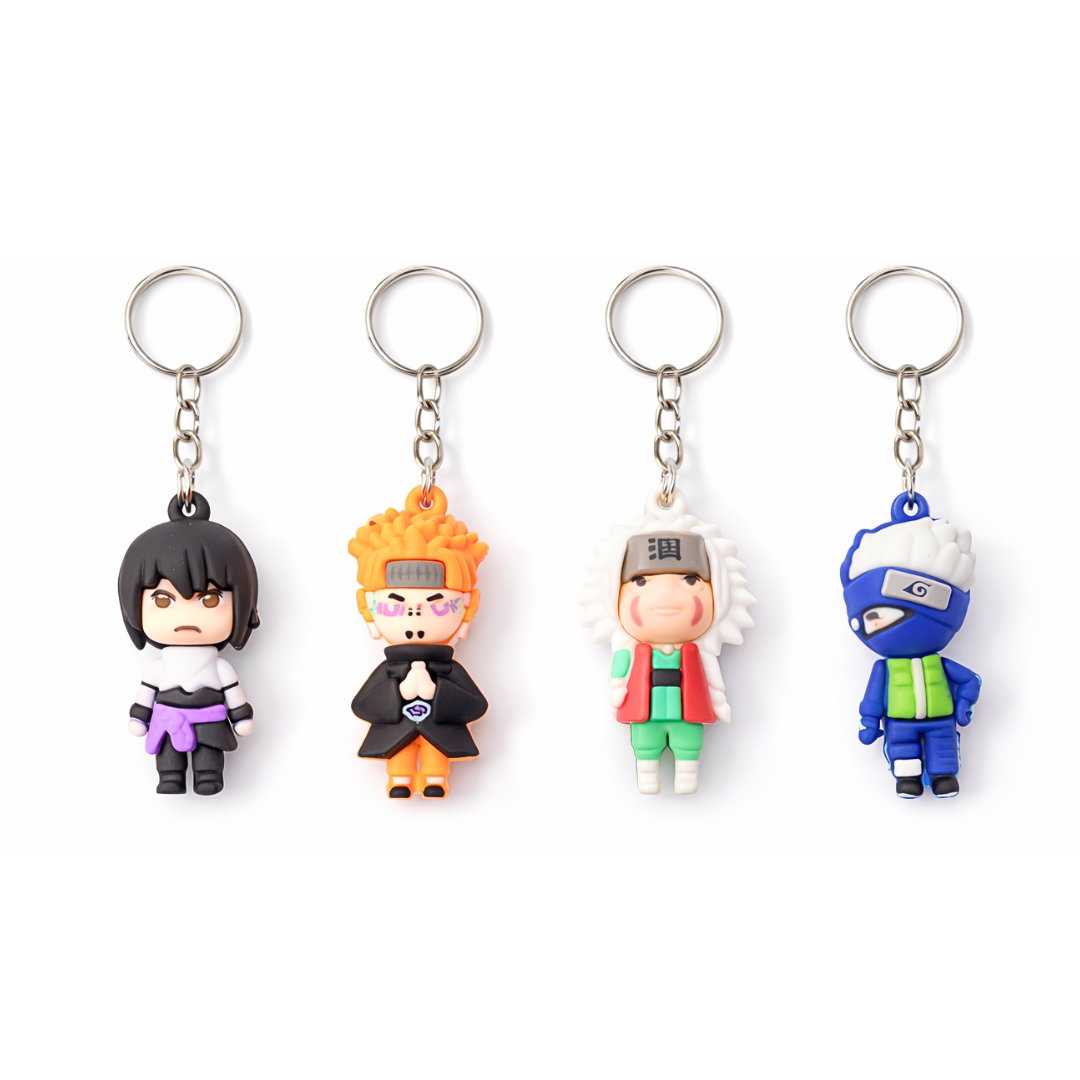 20397 {Pack of 12} Naruto Anime Keychain for Kids