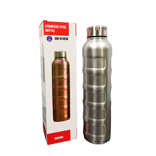 911018  {1000ml} Colourful Stainless Steel Water Bottle {Random Color}