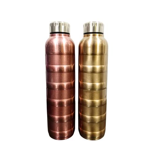 911018  {1000ml} Colourful Stainless Steel Water Bottle {Random Color}