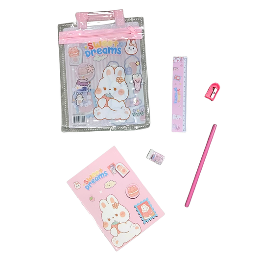 20495 Cartoon Theme Stationery Set {Random Color}