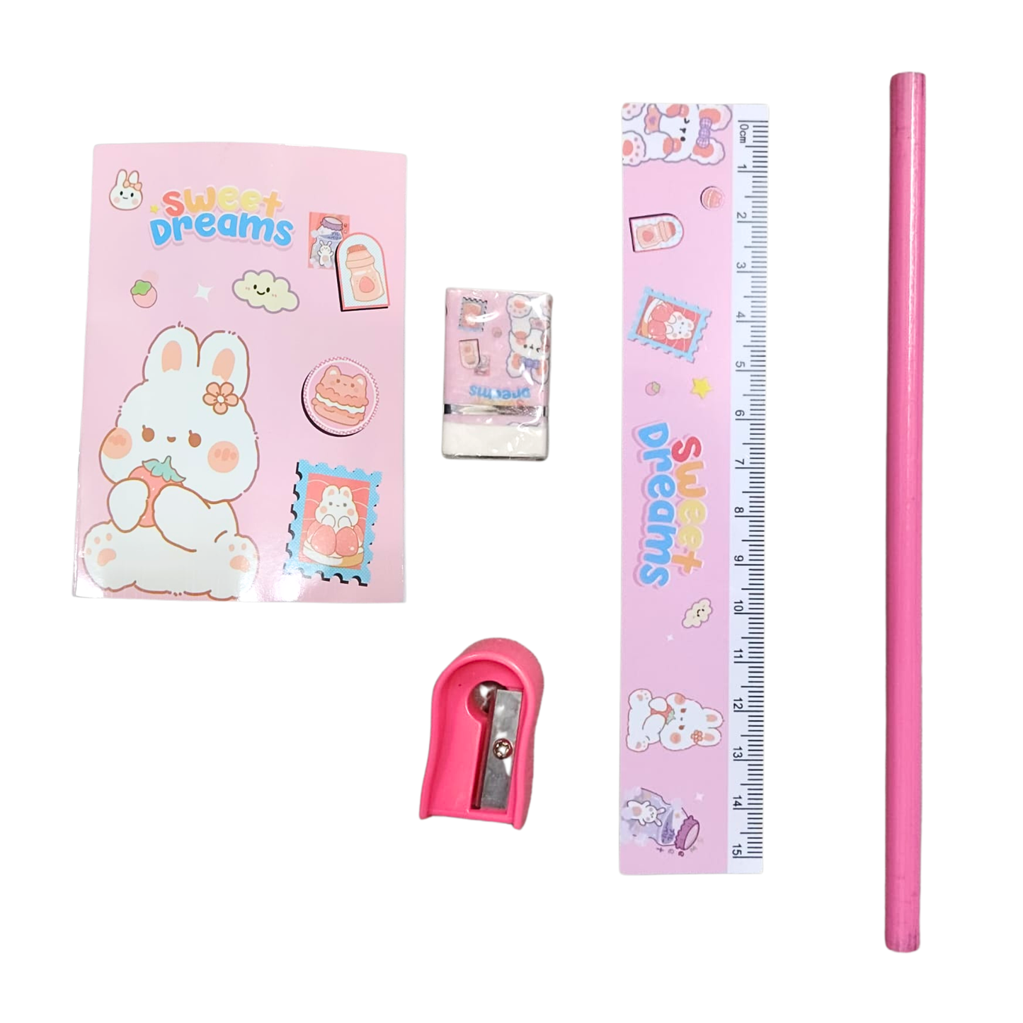 20495 Cartoon Theme Stationery Set {Random Color}