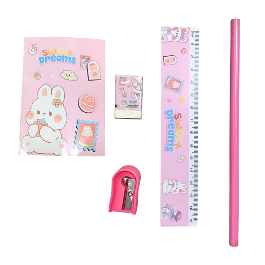20495 Cartoon Theme Stationery Set {Random Color}