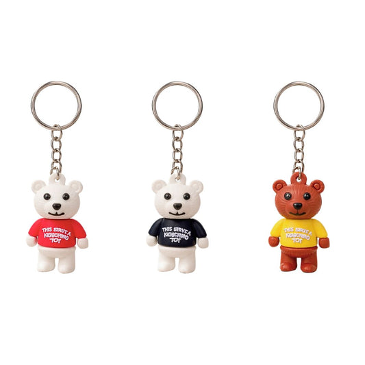 20386 {12 Pcs} Cute Teddy Bear Keychain