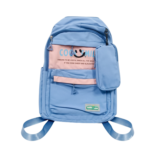 20458 College Bag for Girls & Women | Lightweight Resistant College School Bag | Travel Daypack with Front Pocket & Side Compartments {Random color} 43*27*15 Cm