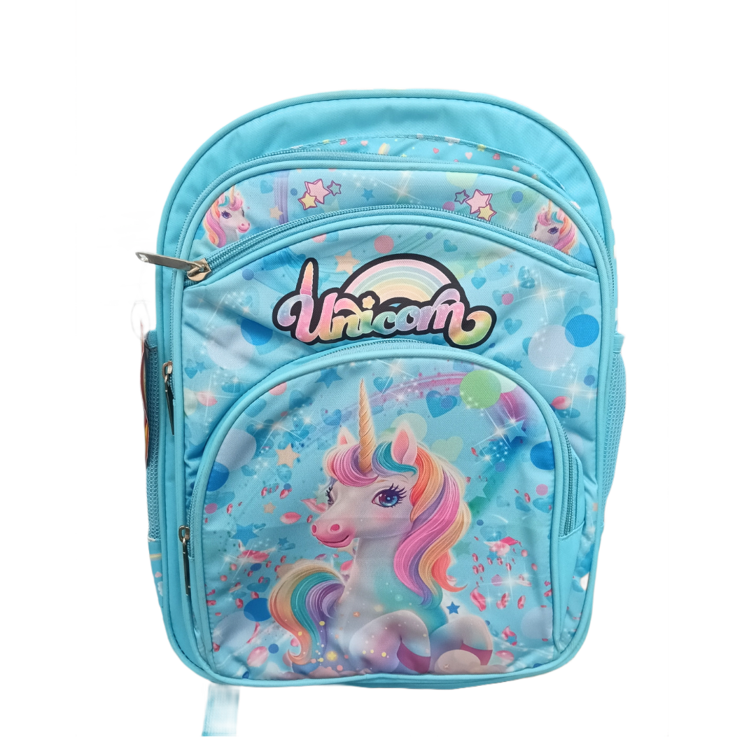 20407 Cute Cartoon Kids School Bag for Boys and Girls, Toddler Preschool Plush Travel Schoolbag {5 Compartment} Size=41*28*18 Cm {Random Design}