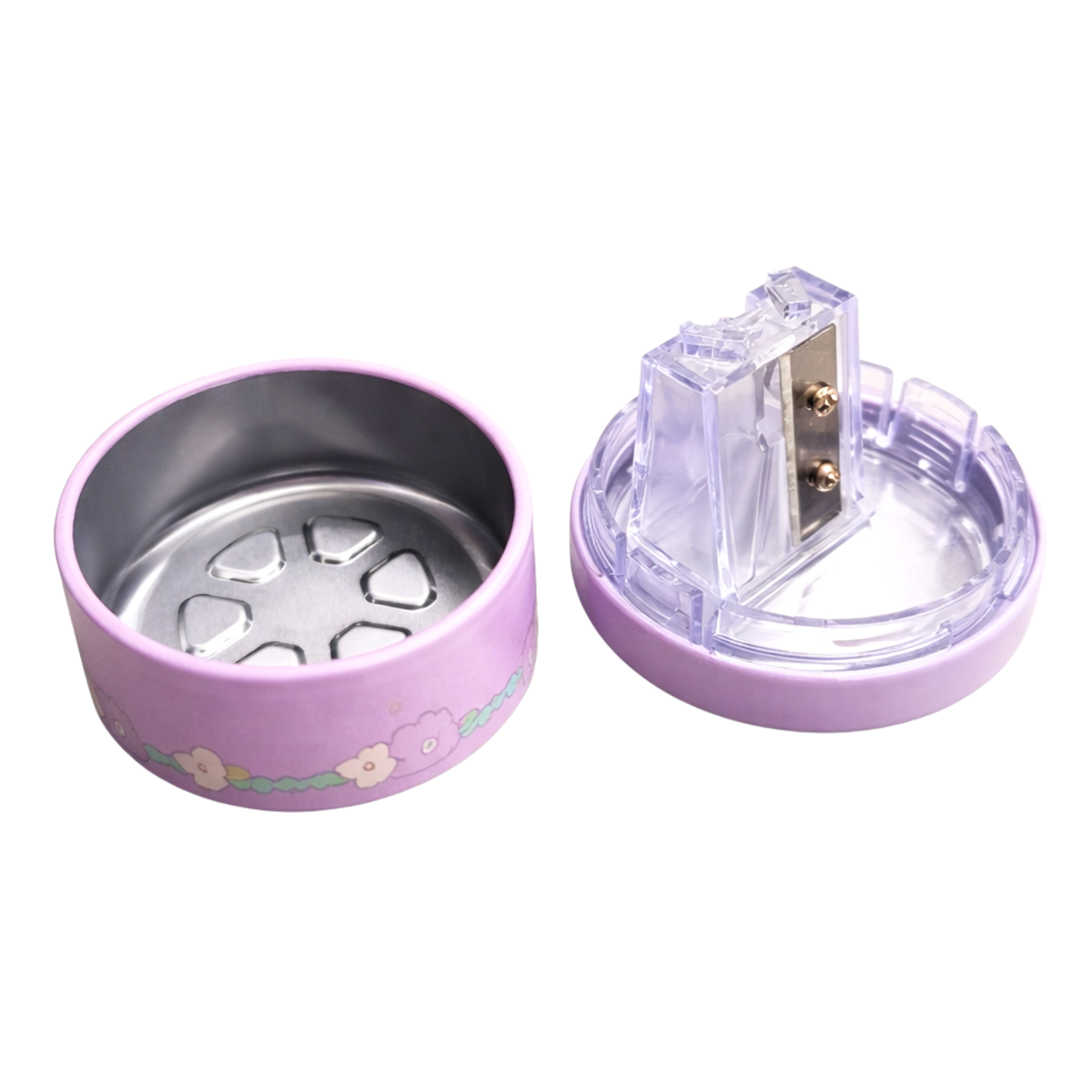 6828 Round Metal Pencil Sharpener Random Design