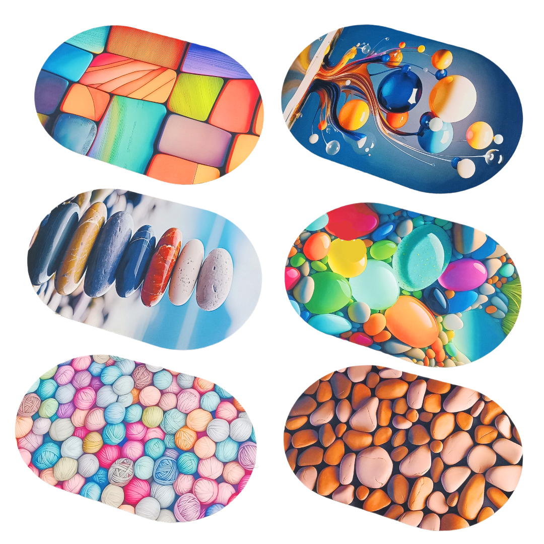 20452 Bathroom mat, Door Mat, Floor Mat, Bathroom Decor, Anti-Slip, Absorbent Bath Rug, Quick Drying, Easy Care Shower Rug, Decorate {Random Design}