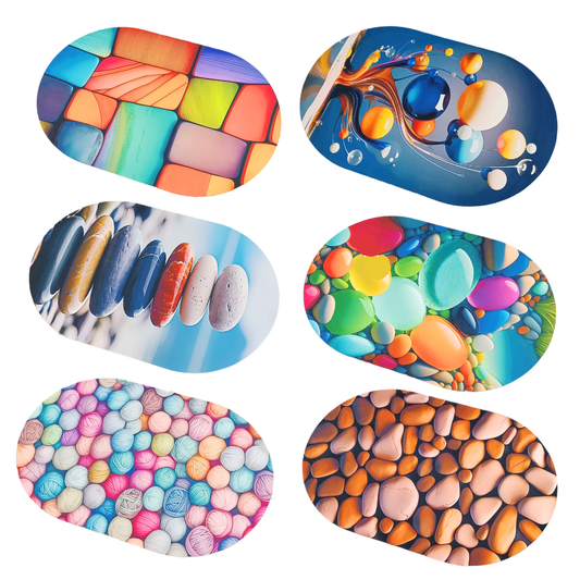 20452 Bathroom mat, Door Mat, Floor Mat, Bathroom Decor, Anti-Slip, Absorbent Bath Rug, Quick Drying, Easy Care Shower Rug, Decorate {Random Design}