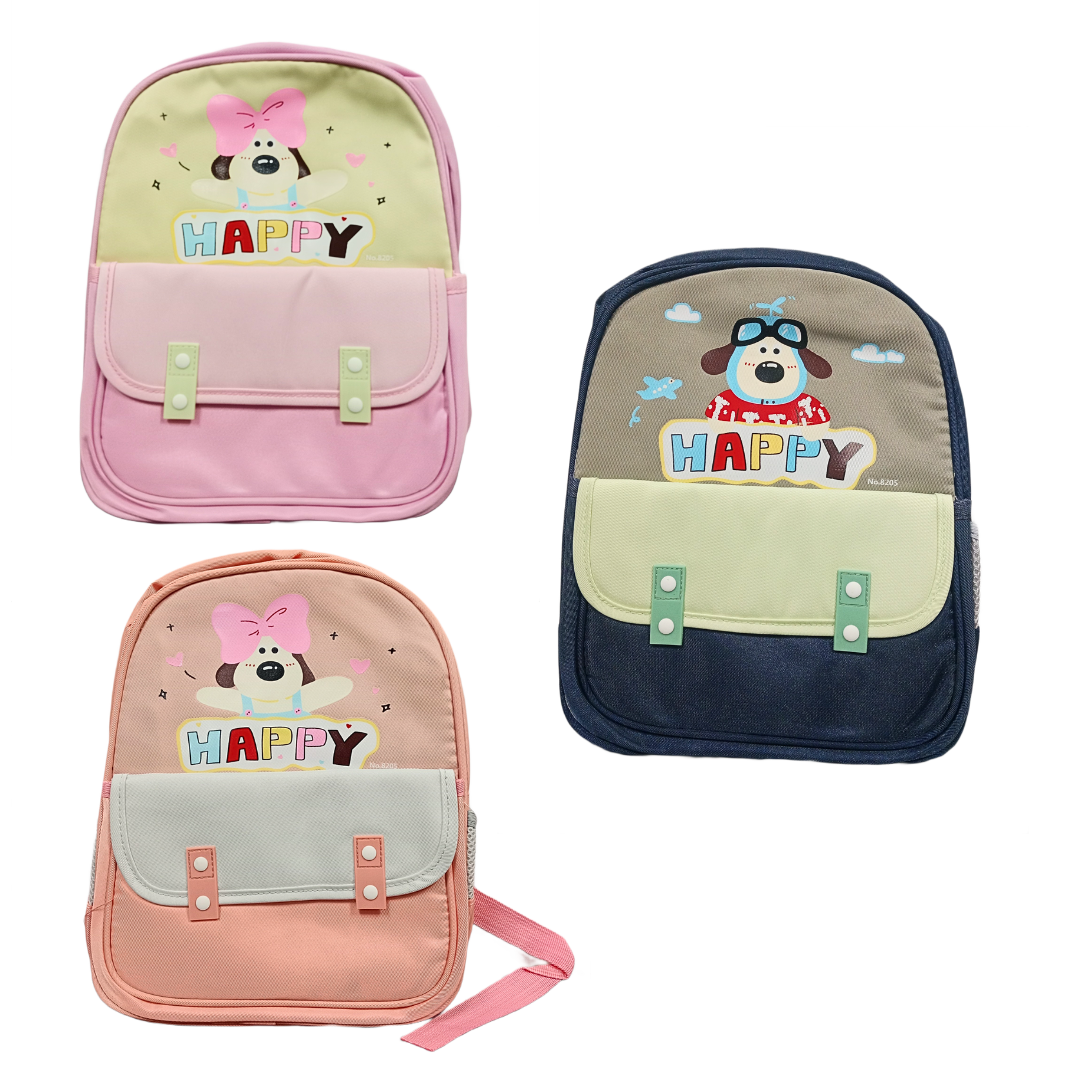 20415 Cute Cartoon Kids School Bag for Boys and Girls Size=30*25*10 {Random Color}