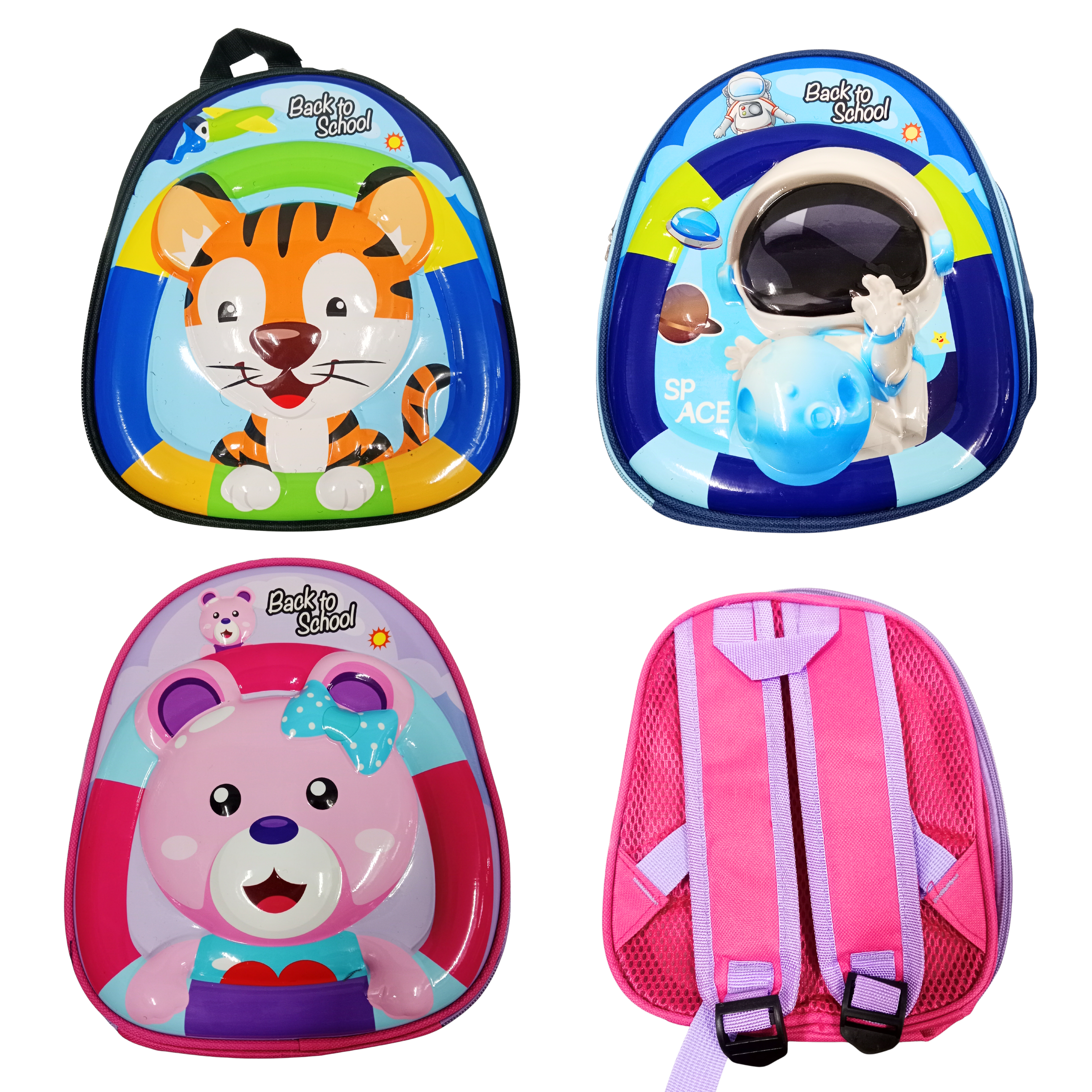 20106 Stylish Cute Multipurpose Nursery School Bag Backpack {Random Design}