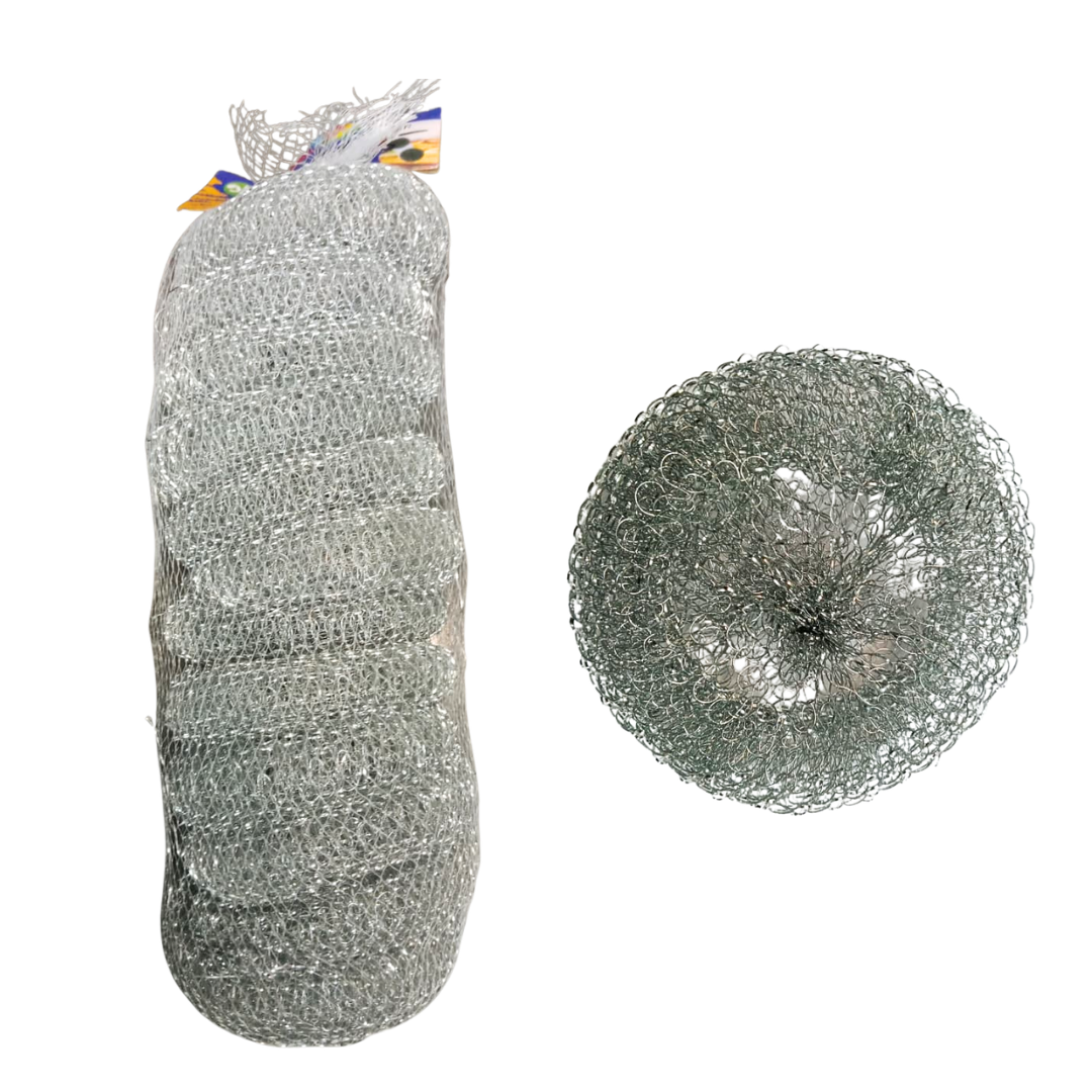 20525 {pack of 12} Stainless Steel Wool Cleaning Scourer