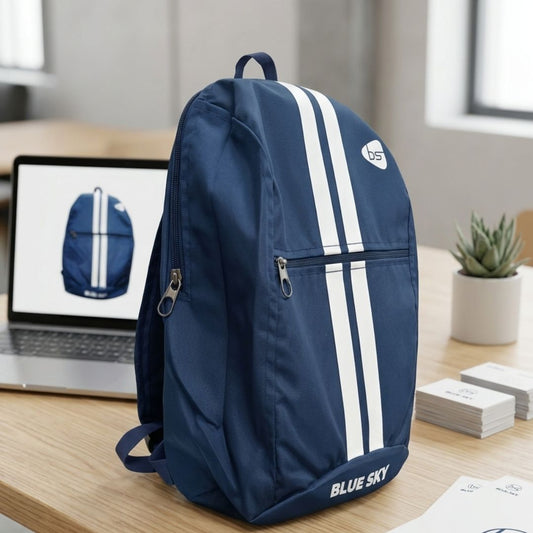 20459 School bag for all students above  with 2 compartment, Water-Resistant, Durable, and Stylish {Multicolor} Size=41*27*13Cm
