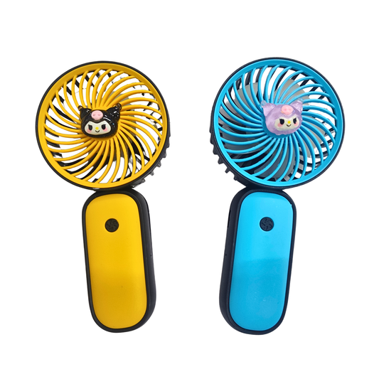 20091 Portable Mini Fan – Rechargeable Hand Fan, Handheld fan, Lightweight Design {Random Color}