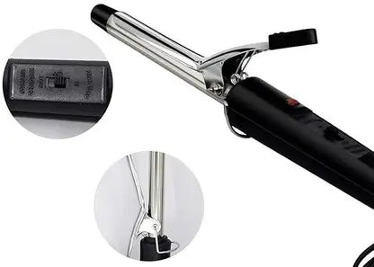 471B Electric Hair Curling Iron Hair Curler Roller with Revolutionary Automatic Curling Machine for Women (Black)