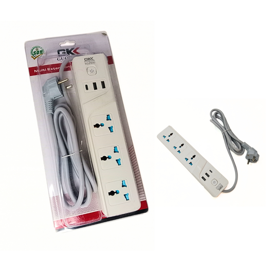 10427 GKK Multi Extension Socket 250V {3 plug}