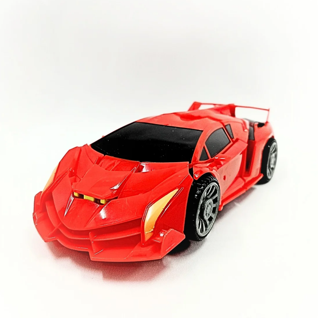 AK-819 Transformer Robot Car Toy Sports Car to Robot, Kids Action Figure Vehicle {Multicolour}