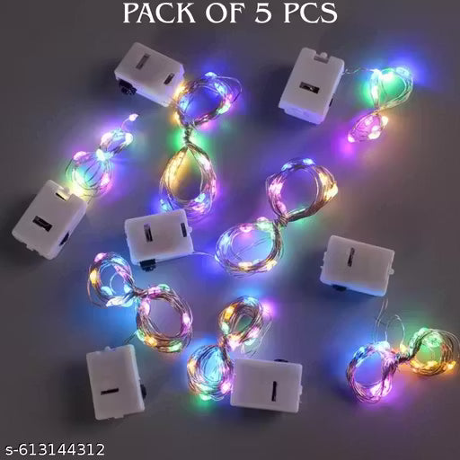 20147 LED Battery Powered Fairy String Light, String Lights for Bedroom Party Wedding Xmas Tree Decoration {Multicolor}