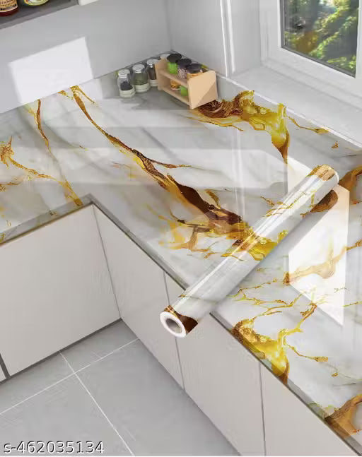 20560 Self-Adhesive PVC Wall Stickers – Waterproof, Oil-Proof & Heat-Resistant Luxury Tiles for Kitchen, Bathroom, Bedroom, Living Room & Hotel Walls(60X2M)Multicolor