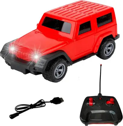 9798 Remote Control Thar Car for Kids | Rechargeable Off-Road Thar Gaddi Toy RC Thar Car with Remote {Multicolor}