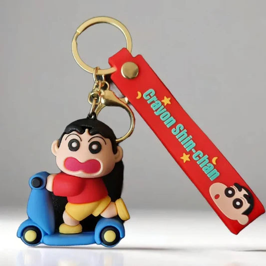 20581 3D Silicone Shinchan Keychain for Kids