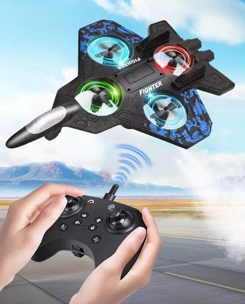 S1 Remote Control Airplanes RC Planes for Kids Adults, RC Airplane Fighter Jet with Light, 360° Flip Fighter Jet Toys