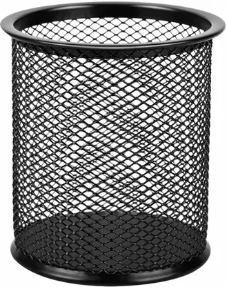 10352 Round Mesh Metal Pen Stand, Pencil Stand, Table Desk, Pen Holder Organizer Stand Cup Desk Office Home Accessories