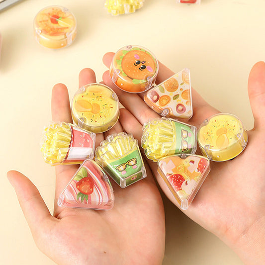 20823 Double layer food play Mini cars simulation food {Random Design}