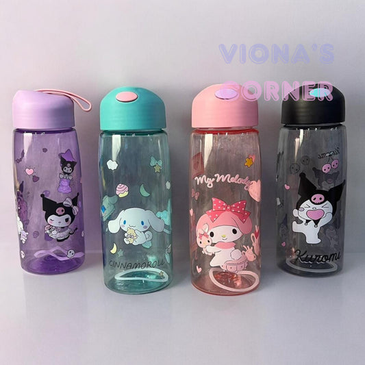 10599 Cute Water Bottle for School Kids {Random Colour}