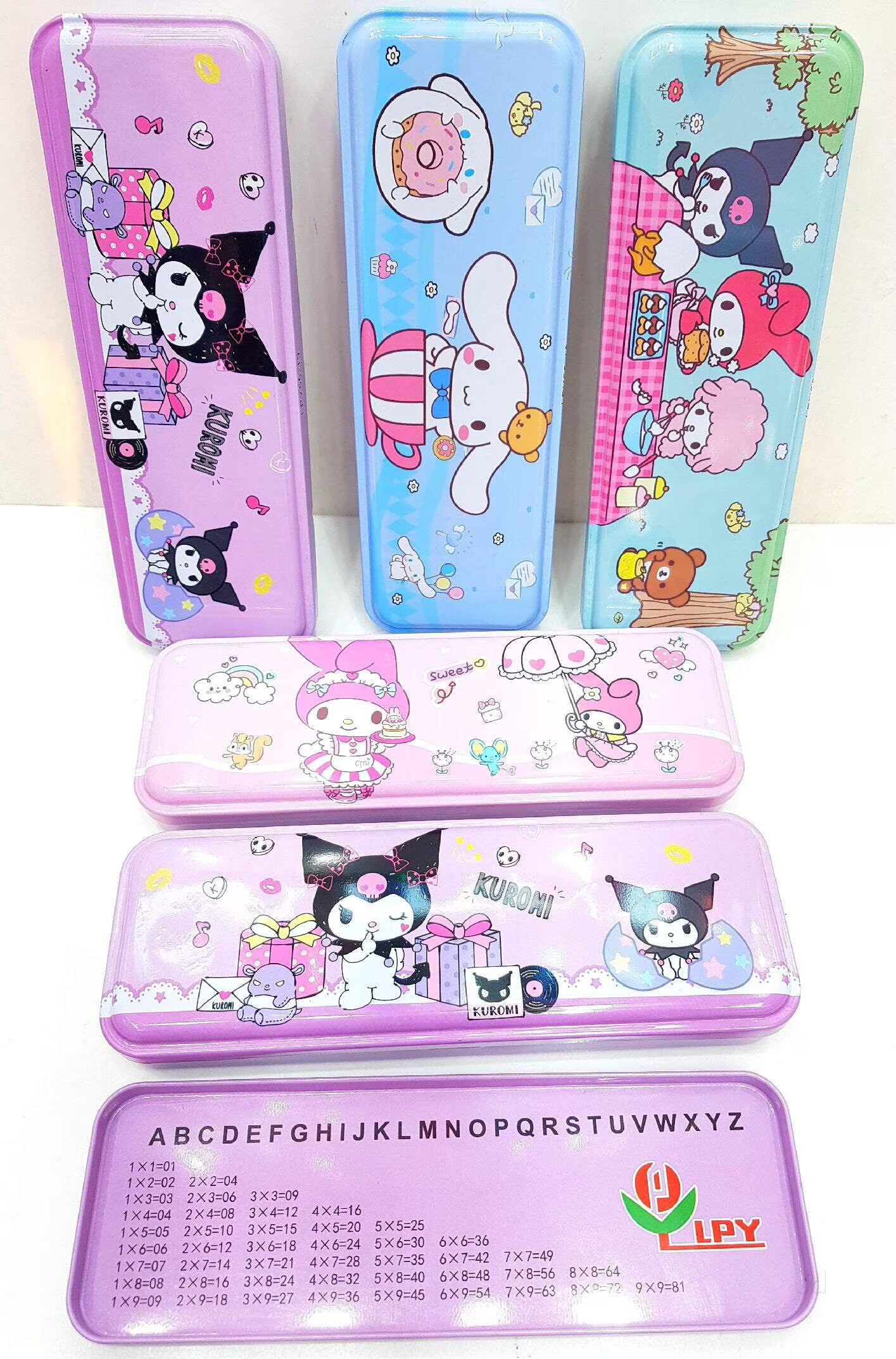 55-19 Metal Pencil Box Double Compartment for Kids