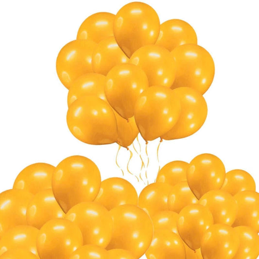 20457 (50 pcs) Golden Metallic Balloons