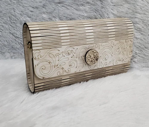 10498 Handcrafted Wooden Purse for Women