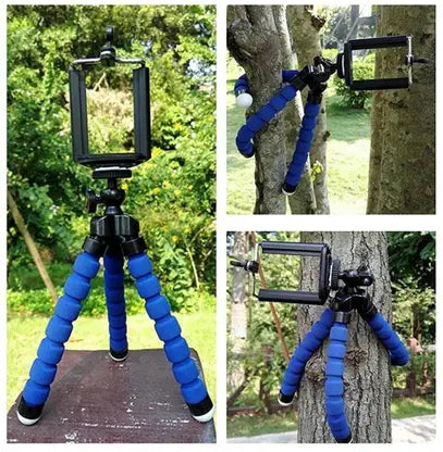 10848 Mini Flexible Octopus Tripod for Phone & Camera Portable Travel Tripod {Randomcolor}
