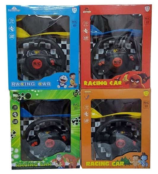 ITW 230-5 Super Racer Steering Remote Control Car For Kids (Multicolor)