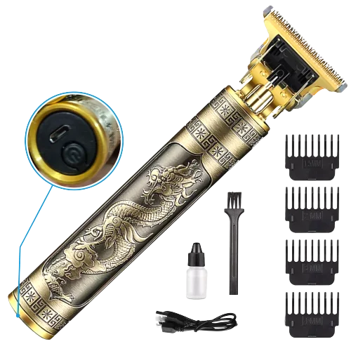 10085 Vintage T9 Trimmer for Men Electric USB Charging Beard Trimmer for Men Wireless Rechargeable