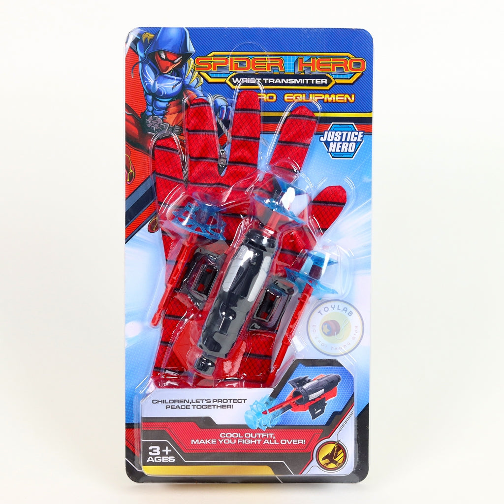 20332 Spider Web Shooters Toy for Kids, Spiderman Hand Gloves Hero Launcher Wrist Toy Set,Cosplay Launcher Bracers Accessories