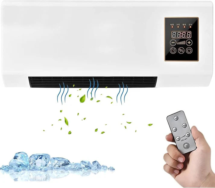 Ck-141 Mini Air Conditioners With Digital Display ,Portable Smart Air Conditioner, Remote Control for Home Office