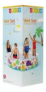 58477 Intex Fun Swimming Pool- 4 Feet,Multi