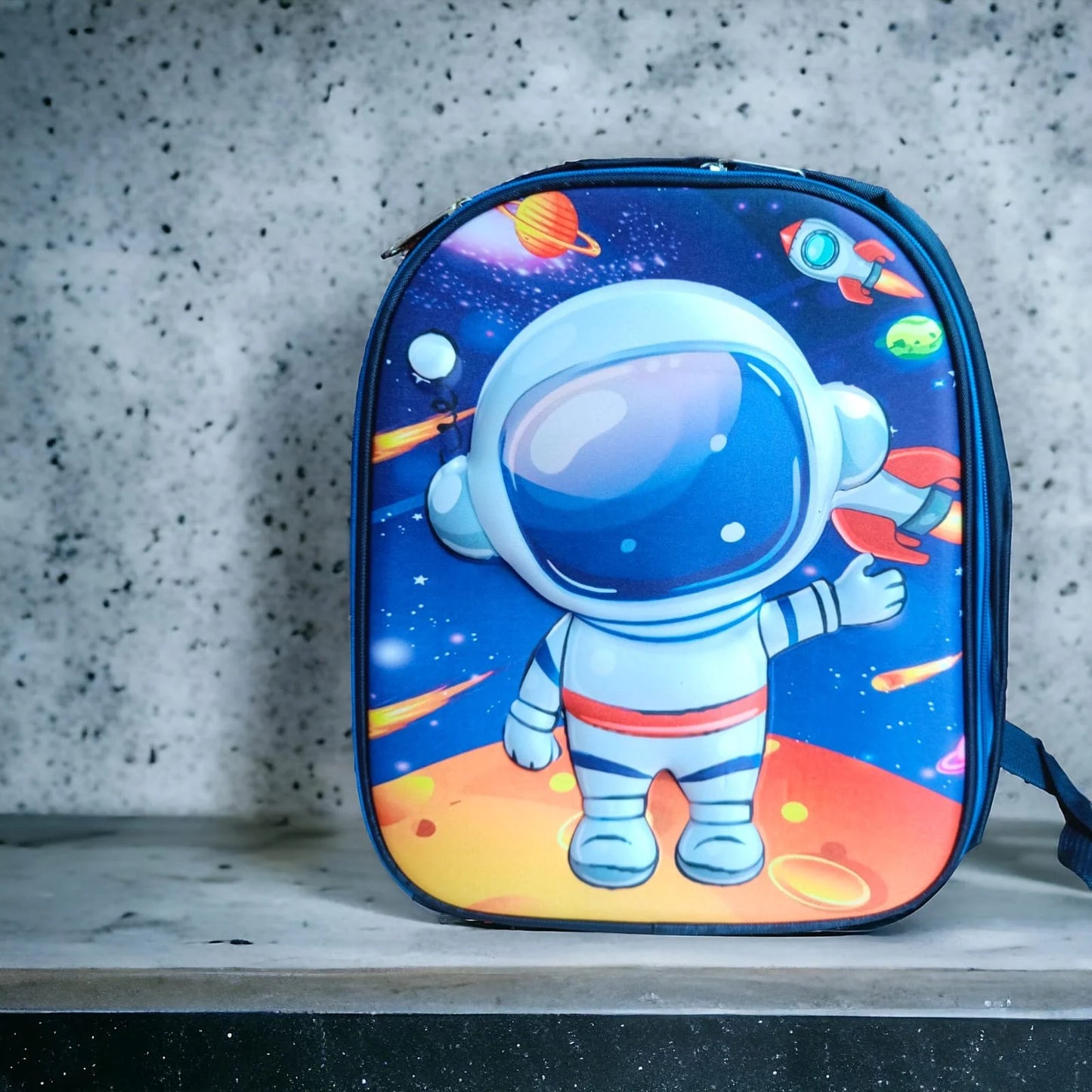 8845 School Bag 3D Hard Shell Suitcase Bag Cute Stylish Backpack for Girls and Boys