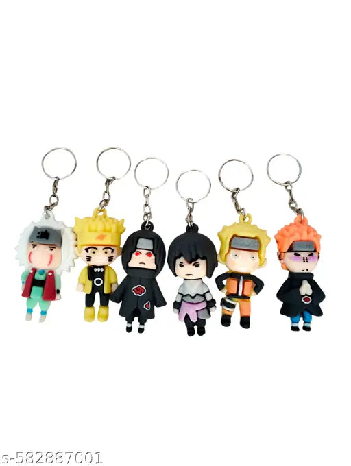 20397 {Pack of 12} Naruto Anime Keychain for Kids